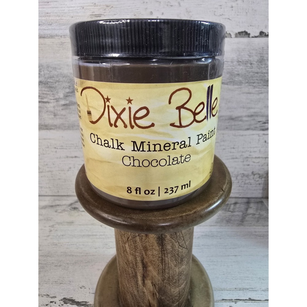 Dixie Belle Chalk Mineral‎ Paint Chocolate 8oz Brown Furniture Paint DIY Craft
